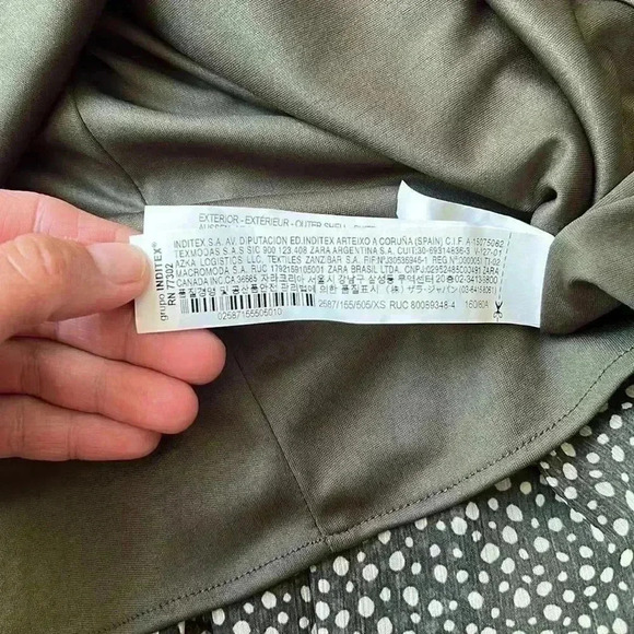 Zara | Sheer polka dot long sleeve dress - Picture 10 of 12